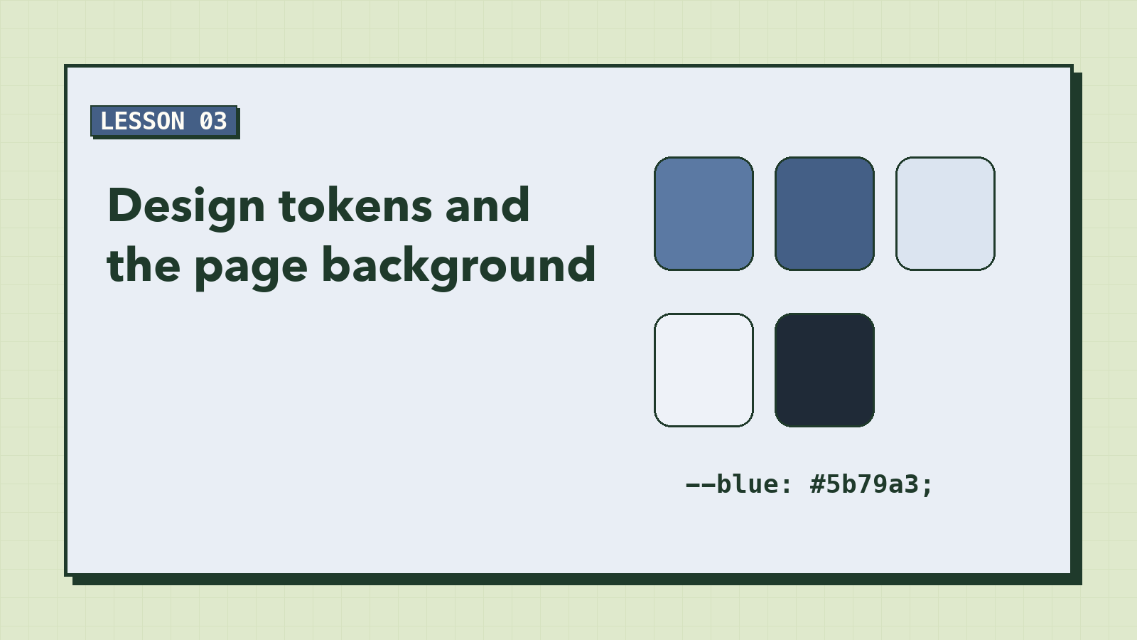 Design Tokens and the Page Background